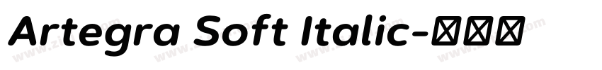 Artegra Soft Italic字体转换 Artegra Soft Italic字体转换